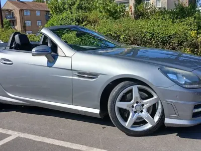 Used Mercedes SLK350 AMG 2012 Silver Cabriolet