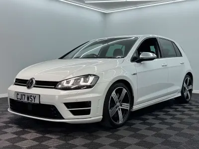 Used VW Golf VII R 2017 White Hatchback