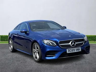 Used Mercedes E220 AMG line 2019 Blue