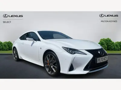 Used Lexus RC300h Sport Line 2020 White Coupe