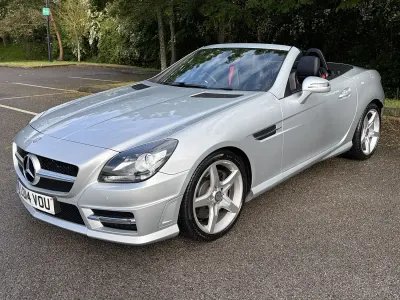 Used Mercedes SLK250 AMG 2014 Silver Cabriolet