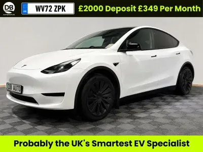 Used Tesla Model Y Long Range AWD 378 kW (514 HP) 2022 White SUV