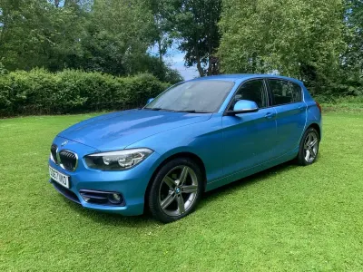 Used BMW 118 Sport Line 2017 Blue Hatchback