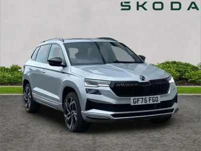 Used Skoda Karoq SportLine 150 HP (110 kW) 2025 Silver SUV