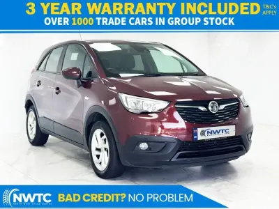 Used Vauxhall Crossland X S 110 HP (80 kW) 2019 Red SUV
