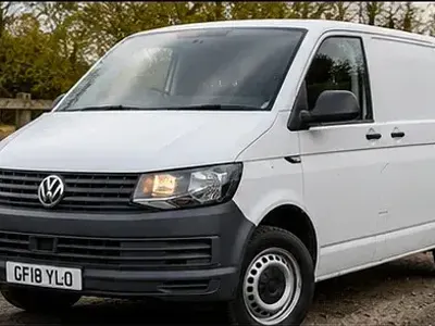 Used VW T6 Startline 102 HP (75 kW) 2018 White Van