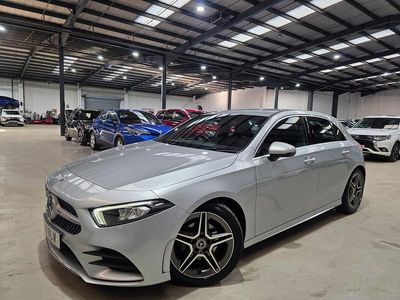 Used Mercedes A200 AMG line 163 HP (119 kW) 2018 Silver Hatchback