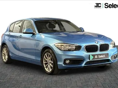 Used BMW 118 Comfort Edition 134 HP (98 kW) 2019 Blue Hatchback