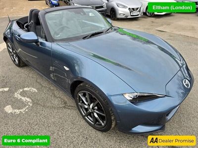 used Mazda MX5 2.0 SPORT NAV 2d 158 BHP IN BLUE WITH 54,500 MILES AND A FULL SERVICE HISTORY, 2 OWNER FROM NEW, ULE