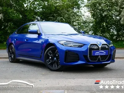 Used BMW i4 M Sport 250 kW (340 HP) 2022 Blue Sedan