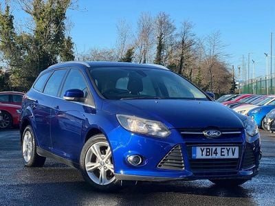 Used Ford Focus Zetec 2014 Blue Estate