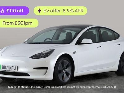 White Used 2021 Tesla Model 3 Standard Range Sedan | £17,031 (Fair price)