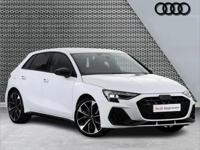 Used Audi S3 Sportback Black Edition 333 HP (244 kW) 2025 White Hatchback