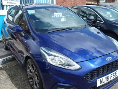 Used Ford Fiesta ST-Line 140 HP (102 kW) 2018 Blue Hatchback