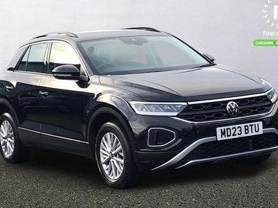 Black Used 2023 VW T-Roc Life SUV | £17,899 (Fair price)