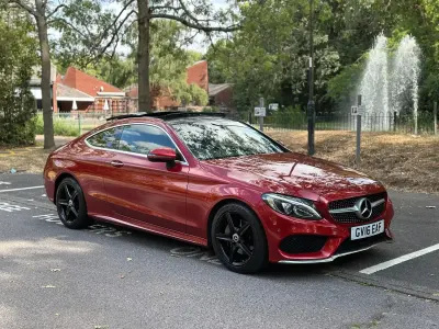 Used Mercedes C220 AMG Line Premium Plus 2016 Red Coupe