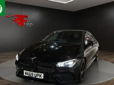 Used Mercedes CLA220 AMG line 190 HP (139 kW) 2019 Black Sedan