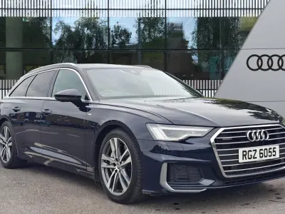 Used Audi A6 S-Line 340 HP (250 kW) 2020 Blue Estate