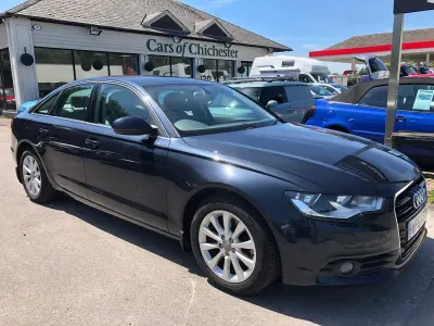 Used Audi A6 2013 Blue Sedan