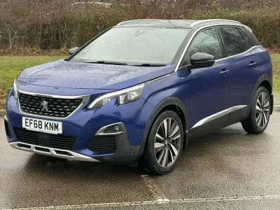 Begagnad Peugeot 3008 Premium 130 HK (95 kW) 2018 Blå SUV