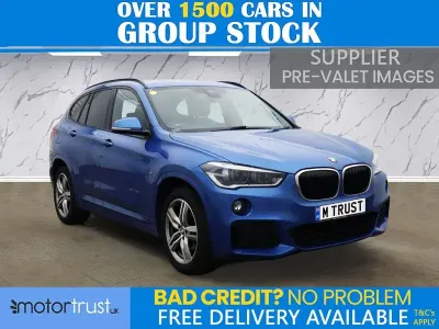 Used BMW X1 M Sport 150 HP (110 kW) 2018 Blue SUV