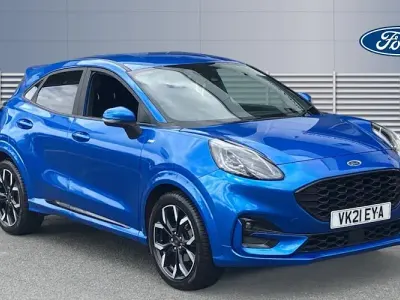 Gebraucht Ford Puma ST-Line X 125 PS (91 kW) 2021 Blau SUV
