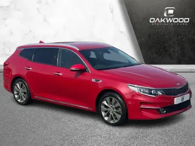 Used Kia Optima 139 HP (102 kW) 2017 Red Estate