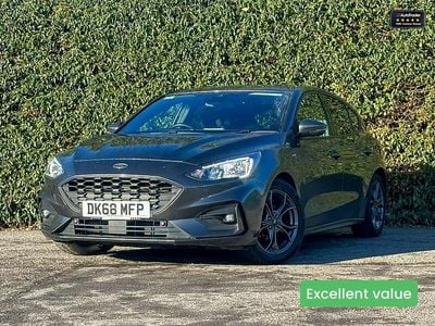 Grey Used 2019 Ford Focus ST-Line Hatchback | £9,995 (Fair price)