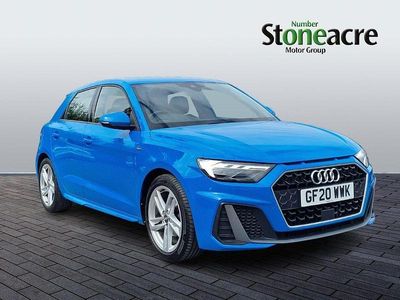 Used Audi A1 Sportback S-Line 116 HP (85 kW) 2020 Blue Hatchback