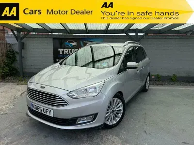 Used Ford Grand C-Max Titanium 120 HP (88 kW) 2017 Silver MPV