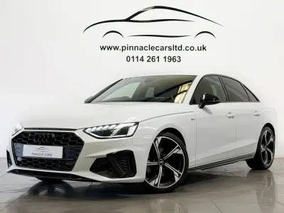Used Audi A4 Black Edition 150 HP (110 kW) 2021 White Sedan