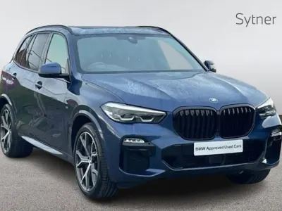 Used BMW X5 M Sport 261 HP (191 kW) 2020 Blue SUV