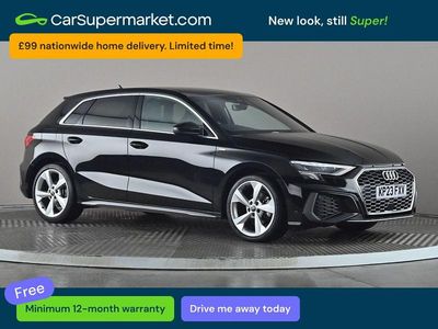 Used Audi A3 S-Line 2023 Black Sedan