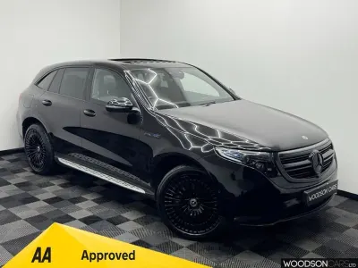 Used Mercedes EQC400 AMG line 300 kW (408 HP) 2020 Black SUV