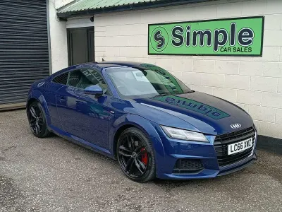 Used Audi TT S-Line 184 HP (135 kW) 2016 Blue Coupe