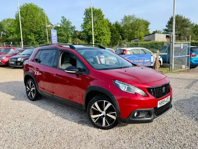 Begagnad Peugeot 2008 GT-line 130 HK (95 kW) 2019 Röd SUV