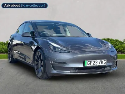 Used Tesla Model 3 Performance 461 kW (627 HP) 2023 Silver Sedan