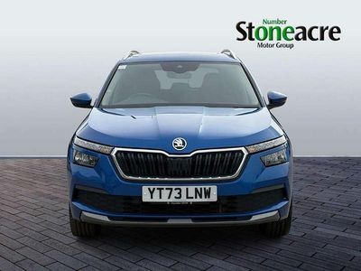 Begagnad Skoda Kamiq SE L Executive 108 HK (79 kW) 2023 Blå SUV
