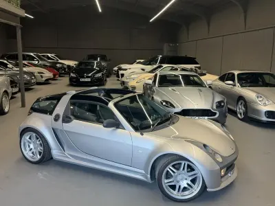 Used Smart Roadster Brabus 101 HP (74 kW) 2004 Silver Cabriolet