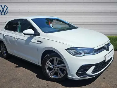 Used VW Polo R-line 95 HP (69 kW) 2021 White Hatchback