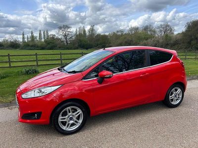 Used Ford Fiesta Zetec 2013 Red Hatchback