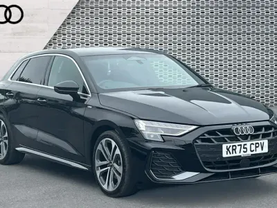 Used Audi A3 S-Line 150 HP (110 kW) 2025 Black