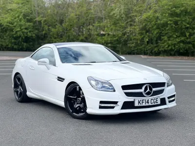 Used Mercedes SLK250 AMG 2014 White Cabriolet
