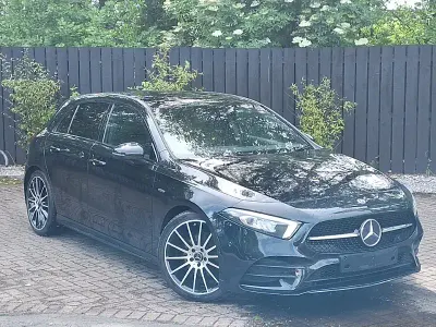 Used Mercedes A200 Exclusive 150 HP (110 kW) 2021 Black Coupe