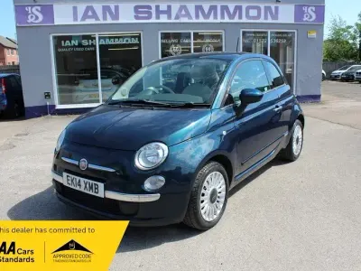 Usado Fiat 500 Lounge 69 HP (50 kW) 2014 Azul Citadino