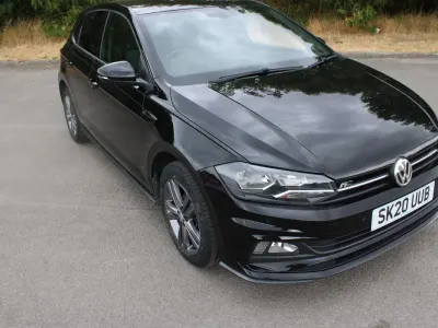Used VW Polo R-line 95 HP (69 kW) 2020 Black Hatchback