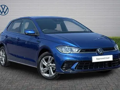 Used VW Polo R-line 95 HP (69 kW) 2024 Blue Hatchback