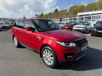 Używany Land Rover Range Rover Sport HSE 306 KM (225 kW) 2017 Czerwony SUV