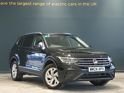 Black Used 2024 VW Tiguan Allspace Life SUV | £25,998 (Fair price)