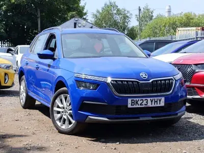 Used Skoda Kamiq SE 95 HP (69 kW) 2023 Blue SUV